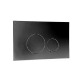 Product Cut out image of the Abacus Iso 2 Black Flush Plate